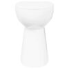 High Rimless Toilet Soft Close 7 cm Higher Ceramic White