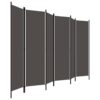 6-Panel Room Divider Anthracite 300x180 cm