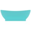 Luxury Basin Overflow Oval Matt Light Green 58.5x39 cm Ceramic