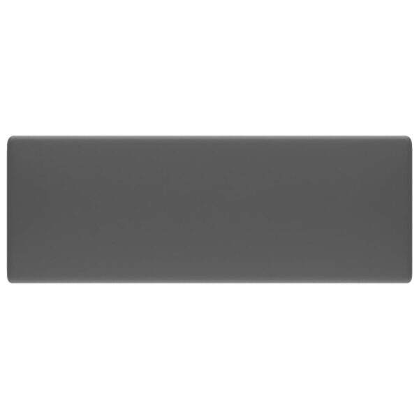 Luxury Basin Overflow Square Matt Dark Grey 41x41 cm Ceramic