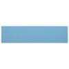 Bathroom Sink with Overflow Ceramic Light Blue