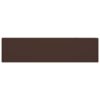 Bathroom Sink with Overflow Ceramic Dark Brown
