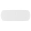Luxury Wash Basin Round Matt White 40x15 cm Ceramic