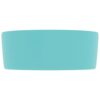 Luxury Wash Basin Round Matt Light Green 40x15 cm Ceramic