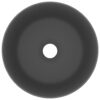 Luxury Wash Basin Round Matt Dark Grey 40x15 cm Ceramic