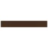 Luxury Basin with Faucet Hole Matt Dark Brown 60x46 cm Ceramic