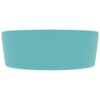 Luxury Wash Basin with Overflow Matt Light Green 36x13 cm Ceramic
