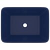 Luxury Wash Basin Matt Dark Blue 41x30x12 cm Ceramic