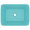 Luxury Wash Basin Matt Light Green 41x30x12 cm Ceramic