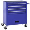 Tool Trolley with 4 Drawers Steel Blue