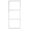 Walk-in Shower Wall with Half Frosted ESG Glass 90x195 cm