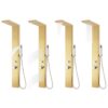 Shower Panel System Stainless Steel 201 Gold