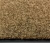 Doormat Washable Brown 120x180 cm