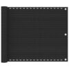 Balcony Screen HDPE 75x500 cm Anthracite
