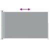 Patio Retractable Side Awning 180x300 cm Grey