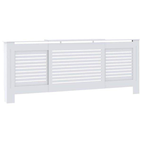 MDF Radiator Cover White 205 cm