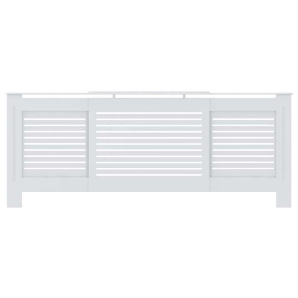 MDF Radiator Cover White 205 cm