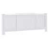 MDF Radiator Cover White 205 cm