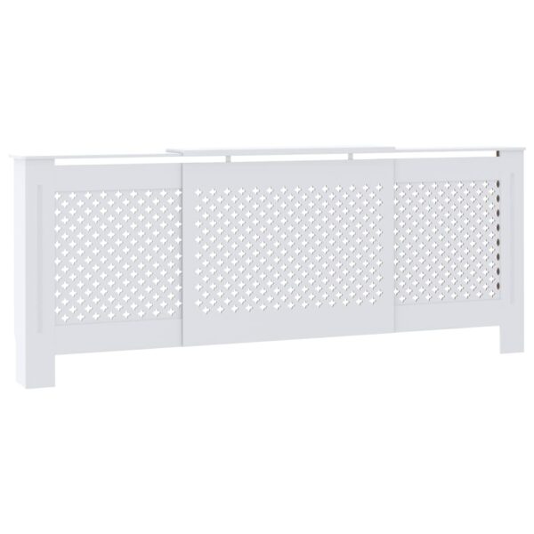 MDF Radiator Cover White 205 cm