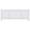 MDF Radiator Cover White 205 cm