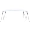 4 Bow Bimini Top White 243x(230-244)x137 cm