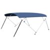 4 Bow Bimini Top Navy Blue 243x(230-244)x137 cm