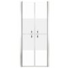 Shower Door Half Frosted ESG 86x190 cm