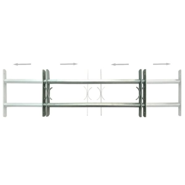 Adjustable Security Grilles for Windows 2 pcs 1000-1500 mm