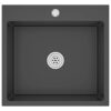 Handmade Kitchen Sink Black Stainless Steel