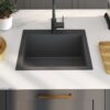 Handmade Kitchen Sink Black Stainless Steel
