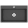Handmade Kitchen Sink Black Stainless Steel