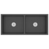 Handmade Kitchen Sink Black Stainless Steel