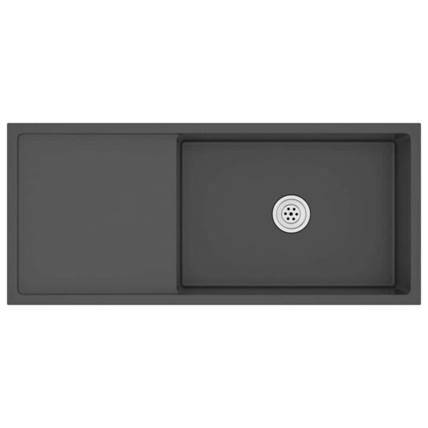 Handmade Kitchen Sink Black Stainless Steel
