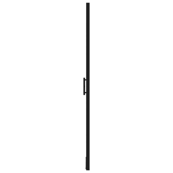 Shower Doors Tempered Glass 81x195 cm Black