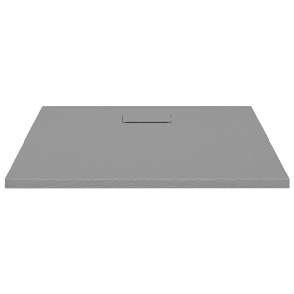 Shower Base Tray SMC Grey 90x80 cm