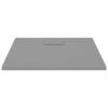 Shower Base Tray SMC Grey 90x90 cm