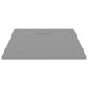 Shower Base Tray SMC Grey 100x80 cm
