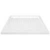 Shower Base Tray with Dots White 90x90x4 cm ABS