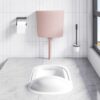 Toilet Cistern with Bottom Water Inlet 3/6 L Salmon