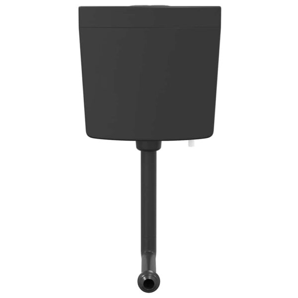 Toilet Cistern with Bottom Water Inlet 3/6 L Black