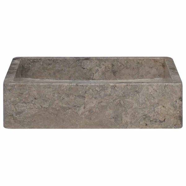 Sink Grey 40x40x10 cm Marble