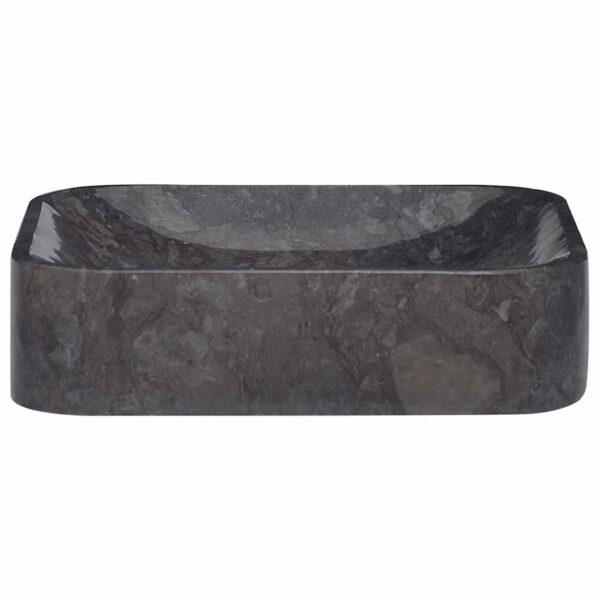 Sink Black 40x40x10 cm Marble