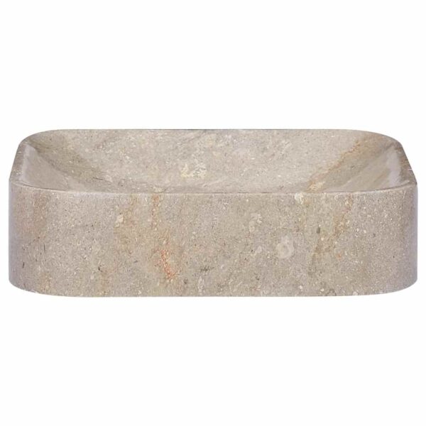 Sink Grey 40x40x10 cm Marble