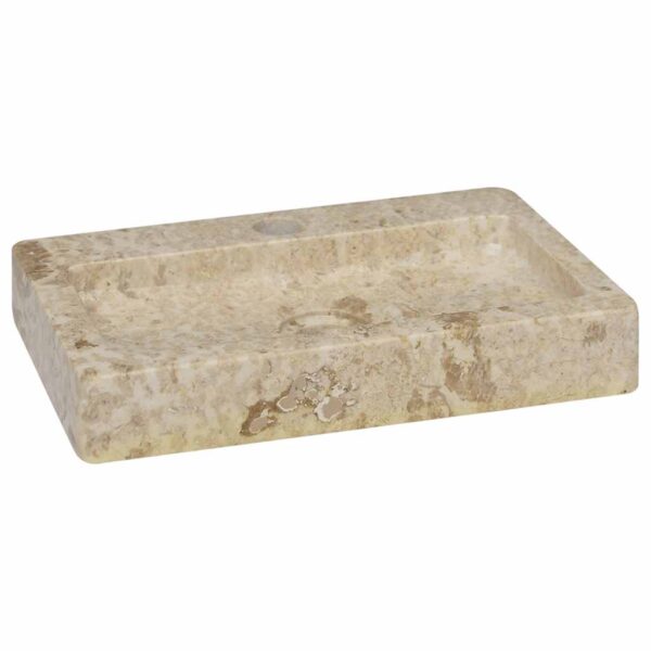 Sink Cream 38x24x6.5 cm Marble