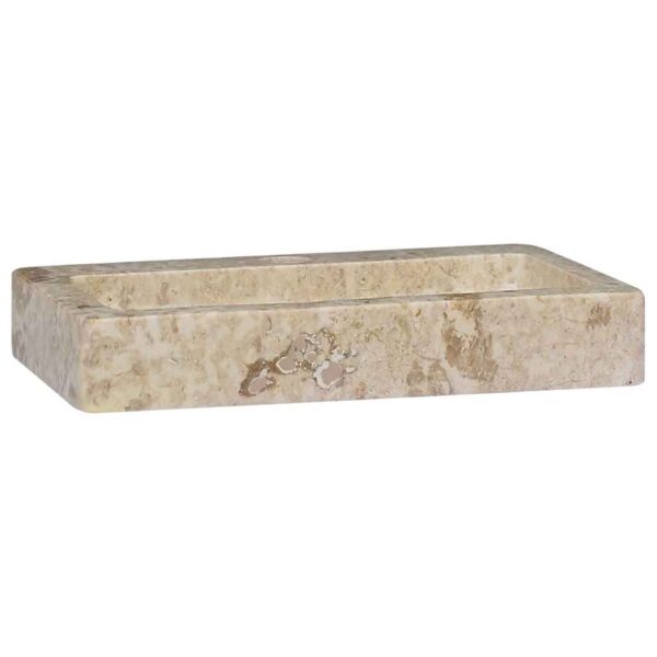 Sink Cream 38x24x6.5 cm Marble