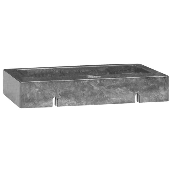 Sink Grey 38x24x6.5 cm Marble