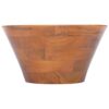 Basin Solid Teak Wood Î¦40x20 cm