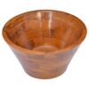 Basin Solid Teak Wood Î¦40x20 cm