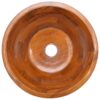 Basin Solid Teak Wood Î¦40x20 cm