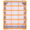 Multi-drawer Organiser with 18 Middle Drawers 38x16x47 cm